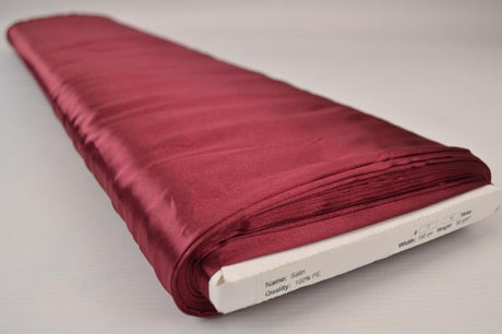 BORDEAUX SATIN STOF – LET & GLANSFULDT