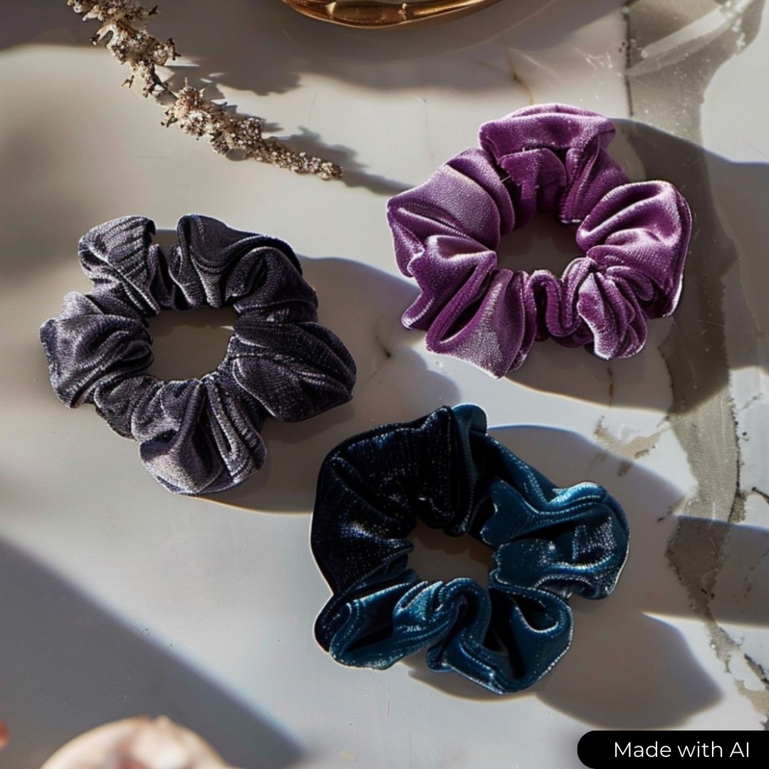 VINRØD VELOUR MED STRÆK