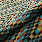 VARM KONFETTI-TERN PÅ SORT BARCELONA JACQUARD DEKORATIONSSTOF