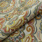 RUSTRØD PAISLEY PÅ CREME BOMBAJ JACQUARD MØBELSTOF