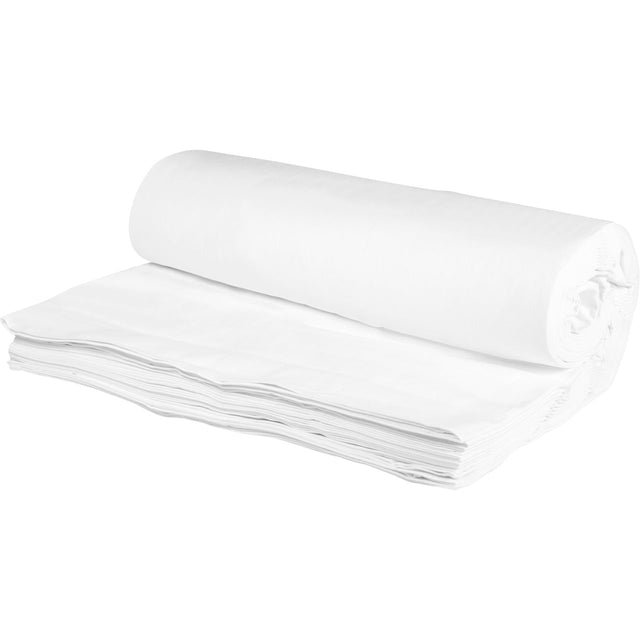 HVID BRANDHÆMMENDE SCENE MOLTON – 300 CM, 300 g/m² & MAT, LYS-/LYDABSORBERENDE