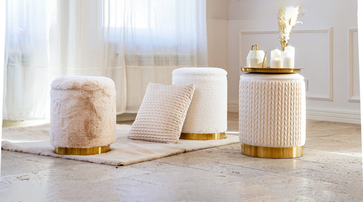 ASKEGRÅ BUNNY MØBELSTOF – IMITERET PELS