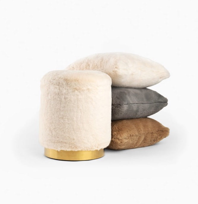 MOSGRØN BUNNY MØBELSTOF – IMITERET PELS