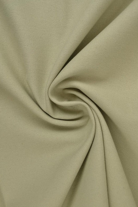 SØLVGRÅ BOMULDSCANVAS – TÆTVÆVET 350 g/m², OEKO-TEX nærbillede