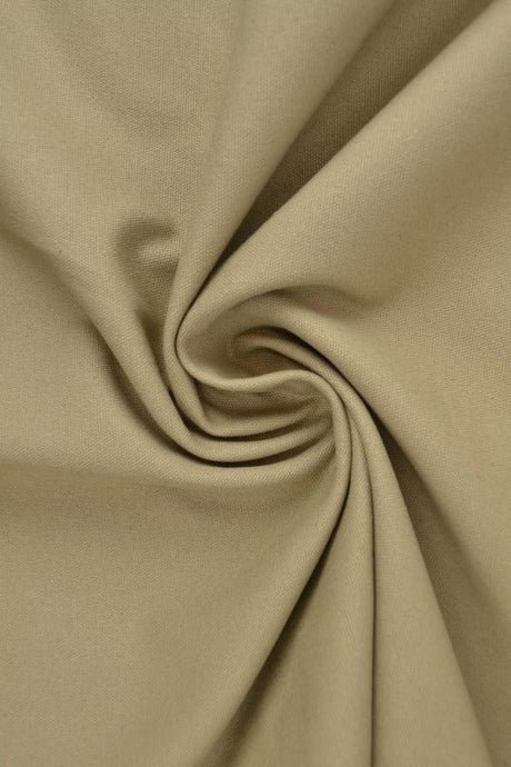 TAUPE BOMULDSCANVAS – TÆTVÆVET 350 g/m², OEKO-TEX nærbillede