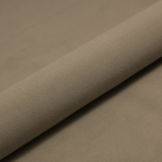 STØVET KHAKIBRUN CASABLANCA MØBELVELOUR – MIKROSUEDE & SLIDSTÆRK