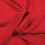 RØD CHIFFON – LET, GENNEMSIGTIG & MED FLOT FALD
