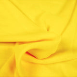 GUL CHIFFON – LET, GENNEMSIGTIG & MED FLOT FALD