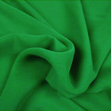 GRØN CHIFFON – LET, GENNEMSIGTIG & MED FLOT FALD