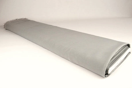 SØLVGRÅ CHIFFON – LET, GENNEMSIGTIG & MED FLOT FALD