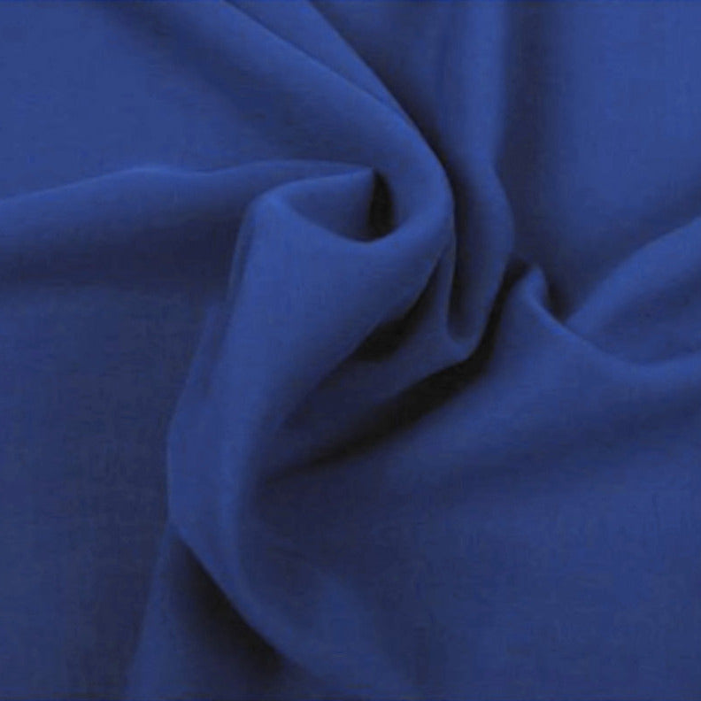 MØRKEBLÅ CHIFFON – LET, GENNEMSIGTIG & MED FLOT FALD