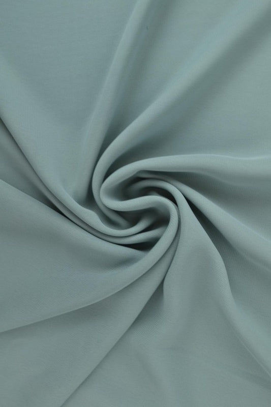 VINTAGE GRØN CHIFFON – LET, GENNEMSIGTIG & MED FLOT FALD