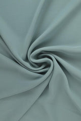 VINTAGE GRØN CHIFFON – LET, GENNEMSIGTIG & MED FLOT FALD