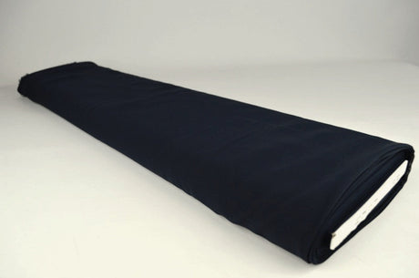 NAVY CHIFFON – LET, GENNEMSIGTIG & MED FLOT FALD