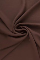 BRUN CHIFFON – LET, GENNEMSIGTIG & MED FLOT FALD