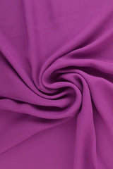 BLOMMEFARVET CHIFFON – LET, GENNEMSIGTIG & MED FLOT FALD