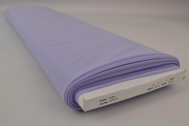 LAVENDER CHIFFON – LET, GENNEMSIGTIG & MED FLOT FALD