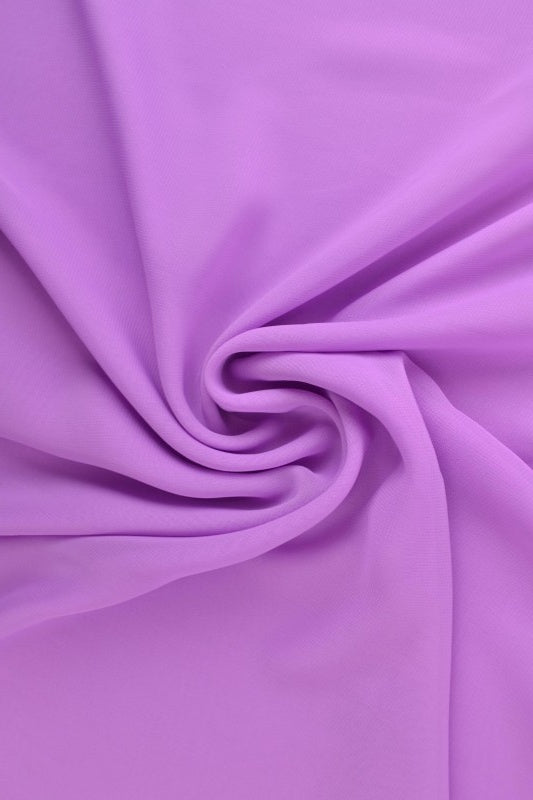 LYS LILLA CHIFFON – LET, GENNEMSIGTIG & MED FLOT FALD