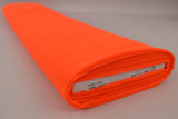 MØRK NEON ORANGE CHIFFON – LET, GENNEMSIGTIG & MED FLOT FALD