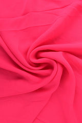 NEON PINK CHIFFON – LET, GENNEMSIGTIG & MED FLOT FALD