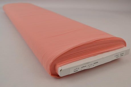 LAKSEFARVET CHIFFON – LET, GENNEMSIGTIG & MED FLOT FALD