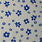CREME BOMULDSPOPLIN MED BLOMSTERPRINT