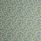 GRÅ BOMULDSPOPLIN MED DITSY BLOMSTERPRINT