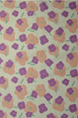 LYSEGRØN BOMULDSPOPLIN MED BLOMSTERPRINT – FERSKEN & LILLA