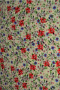 CREME BOMULDSPOPLIN MED MULTIFARVET DITSY BLOMSTERPRINT