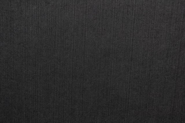 MØRKEGRÅ UVASKET DENIM MED STRÆK – 300 G/M²