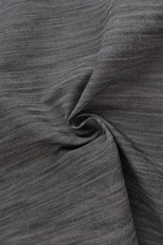 GRÅ UVASKET DENIM MED STRÆK – 300 G/M²