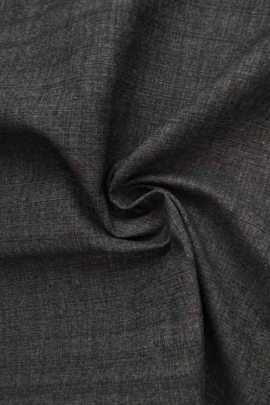 KOKSGRÅ UVASKET DENIM MED STRÆK – 300 G/M²