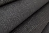 MØRK OLIVEN UVASKET DENIM MED STRÆK – 300 G/M²