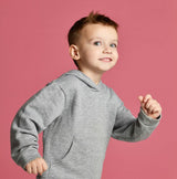 VINTAGE LYSERØD FRENCH TERRY – BLØD BOMULDSSTRIK MED STRÆK