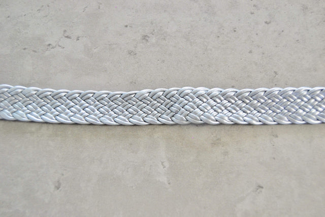 G&M Bånd SØLV FLETTET BÅND