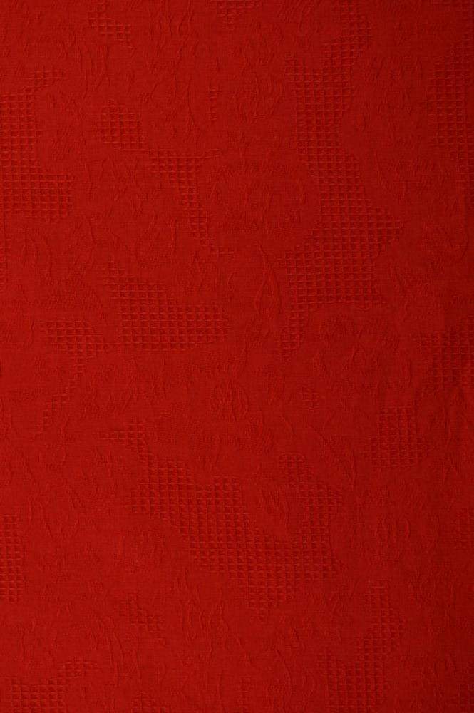 G&M Bomulds jacquard RØD BOMULD JACQUARD