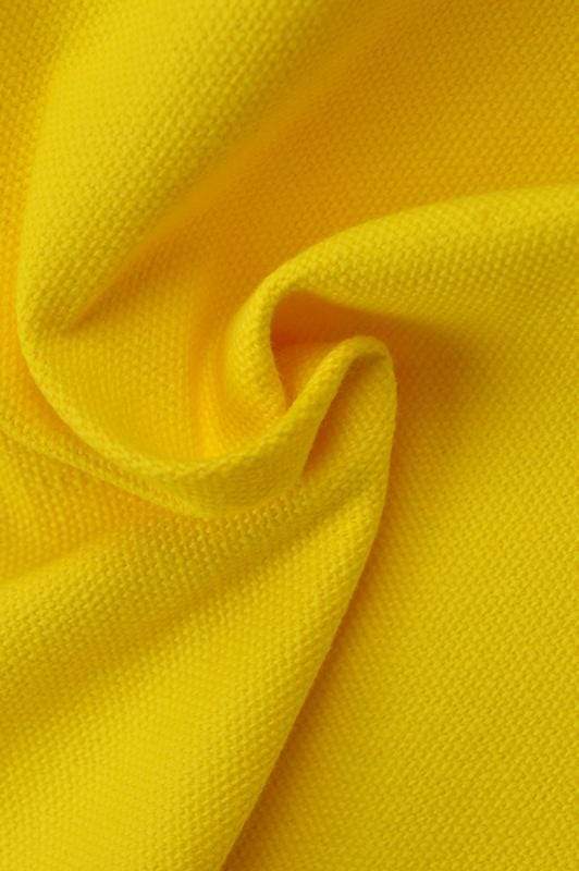 GUL BOMULDSCANVAS – TÆTVÆVET 350 g/m², OEKO-TEX