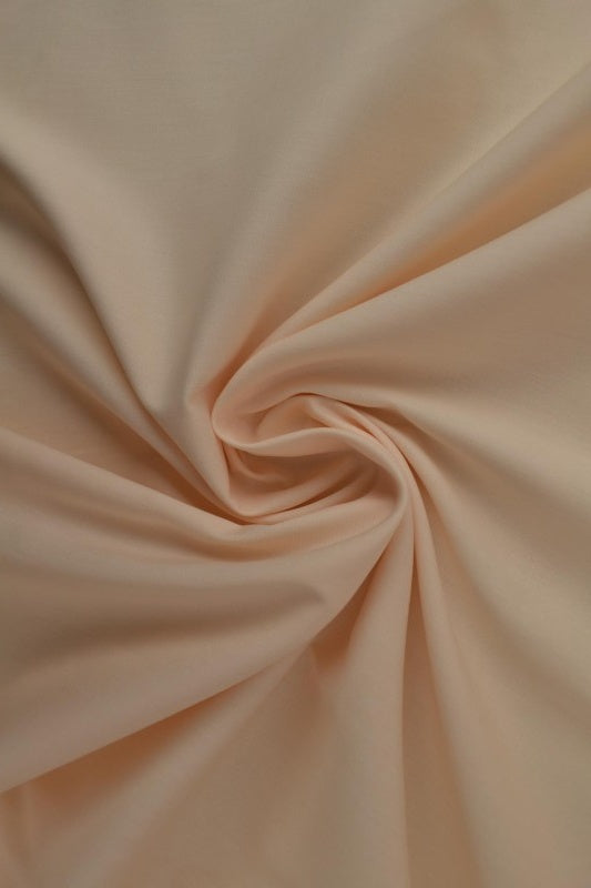 BEIGE BOMULDSPOPLIN