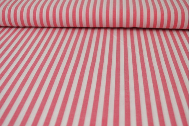 PINK 6,5 MM GINGHAM STRIBER – OEKO-TEX BOMULD, LET & ÅNDBAR