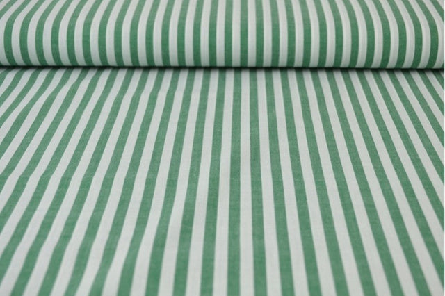 GRØN 6,5 MM GINGHAM STRIBER – OEKO-TEX BOMULD, LET & ÅNDBAR