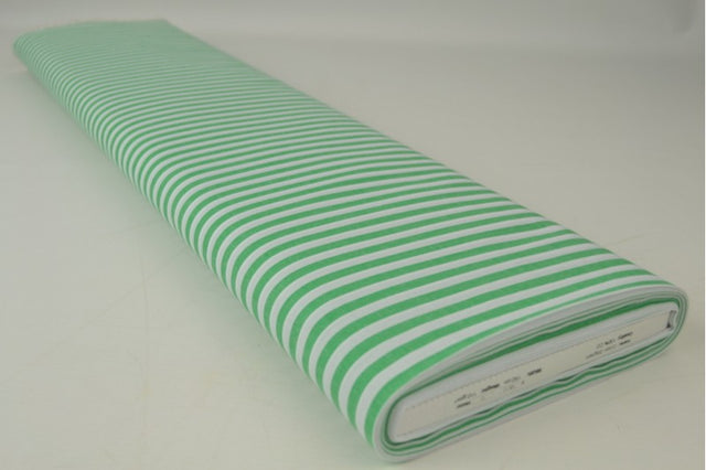 LYSEGRØN 6,5 MM GINGHAM STRIBER – OEKO-TEX BOMULD, LET & ÅNDBAR