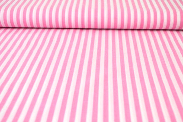 G&M Cotton Gingham Stripes 6,5 mm 6,5 MM STRIBET GINGHAM LYSERØD