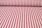 G&M Cotton Gingham Stripes 6,5 mm 6,5 MM STRIBET GINGHAM RØD