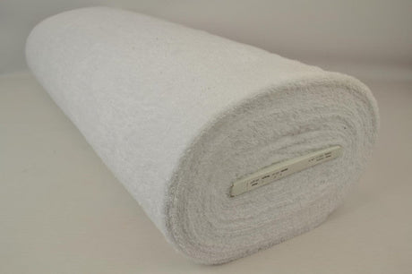 HVID DOBBELTSIDET FROTTÉ – ABSORBERENDE HÅNDKLÆDESTOF (OEKO-TEX)