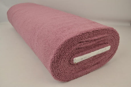 MØRK VINTAGE LYSERØD DOBBELTSIDET FROTTÉ – ABSORBERENDE HÅNDKLÆDESTOF (OEKO-TEX)