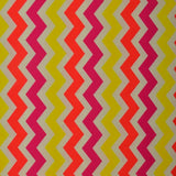 G&M Lycra GUL LYCRA MED ZIG-ZAG PRINT (MIN. 3 M.)