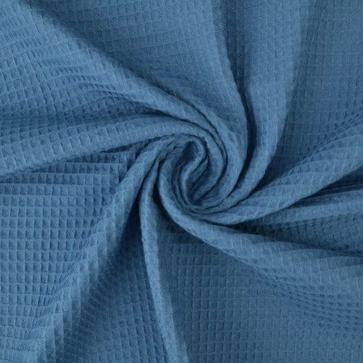 G&M Piqué VAFFEL PIQUE STÅLBLÅ