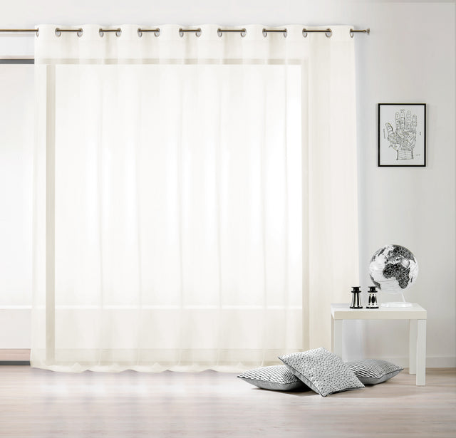 Brandhæmmende semi-transparent voile til gardiner — stemningsbillede