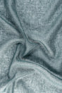 Let hør-voile med naturstruktur — røgblå, stofprøve