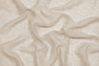 Semi-transparent hør-voile til gardiner — hørbeige, stofprøve